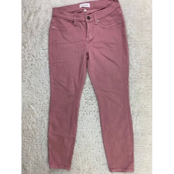 Lila Ryan Size 26p Petite Skinny Womens Jeans Stretch Rose Pink Low Rise - Picture 1 of 3